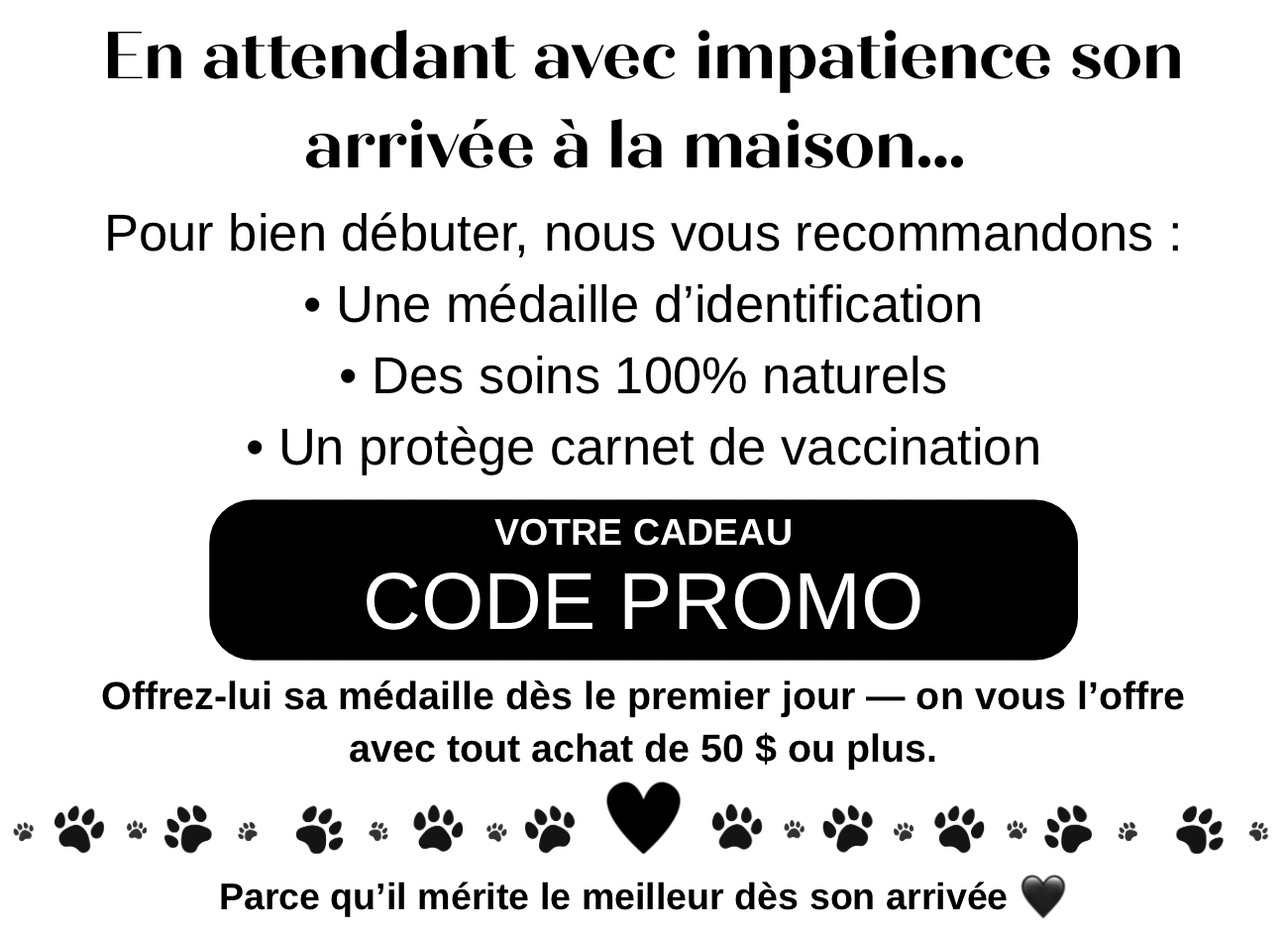 La boîte premiers préparatifs ❤️