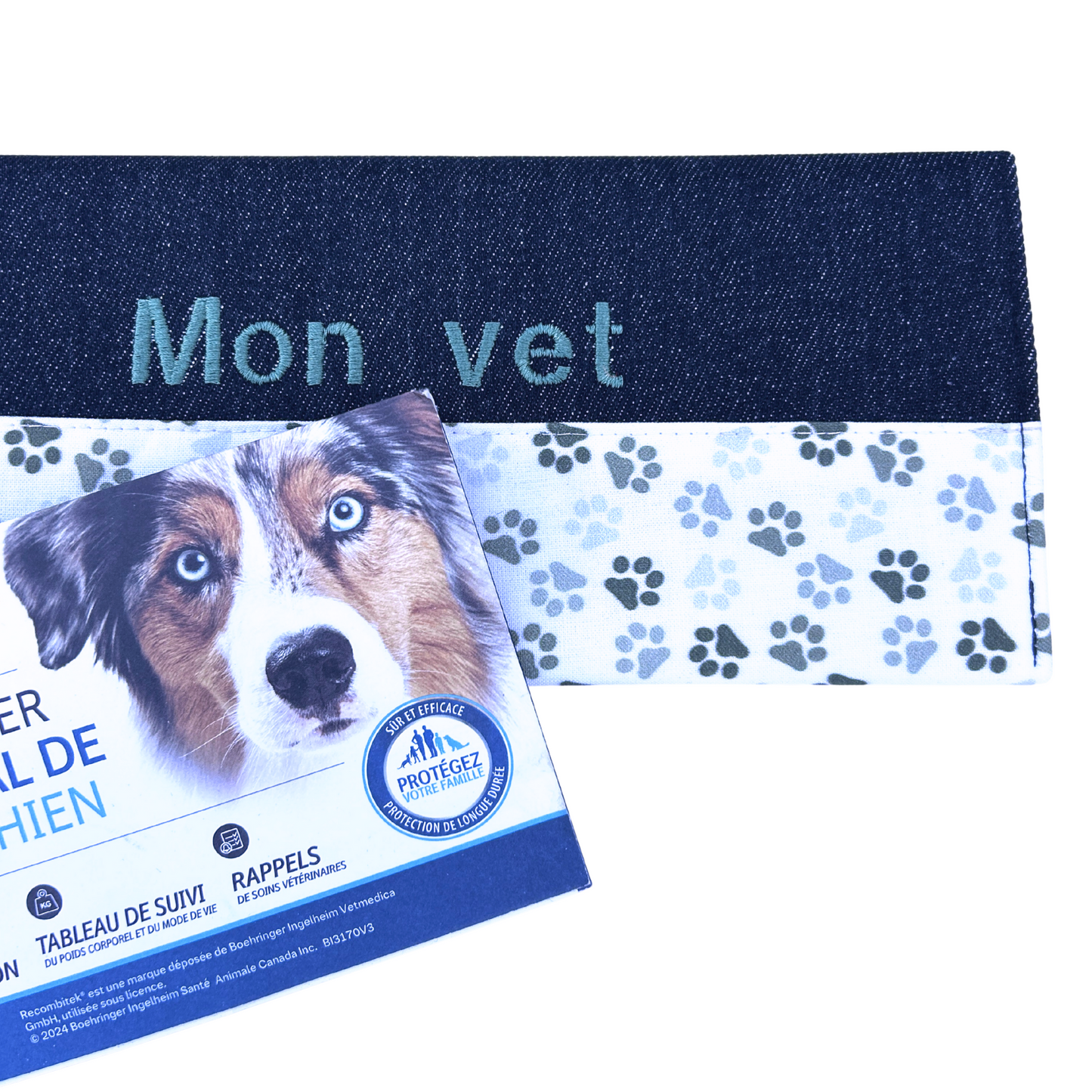 Protège carnet de vaccination Lolikö Pattes vertes