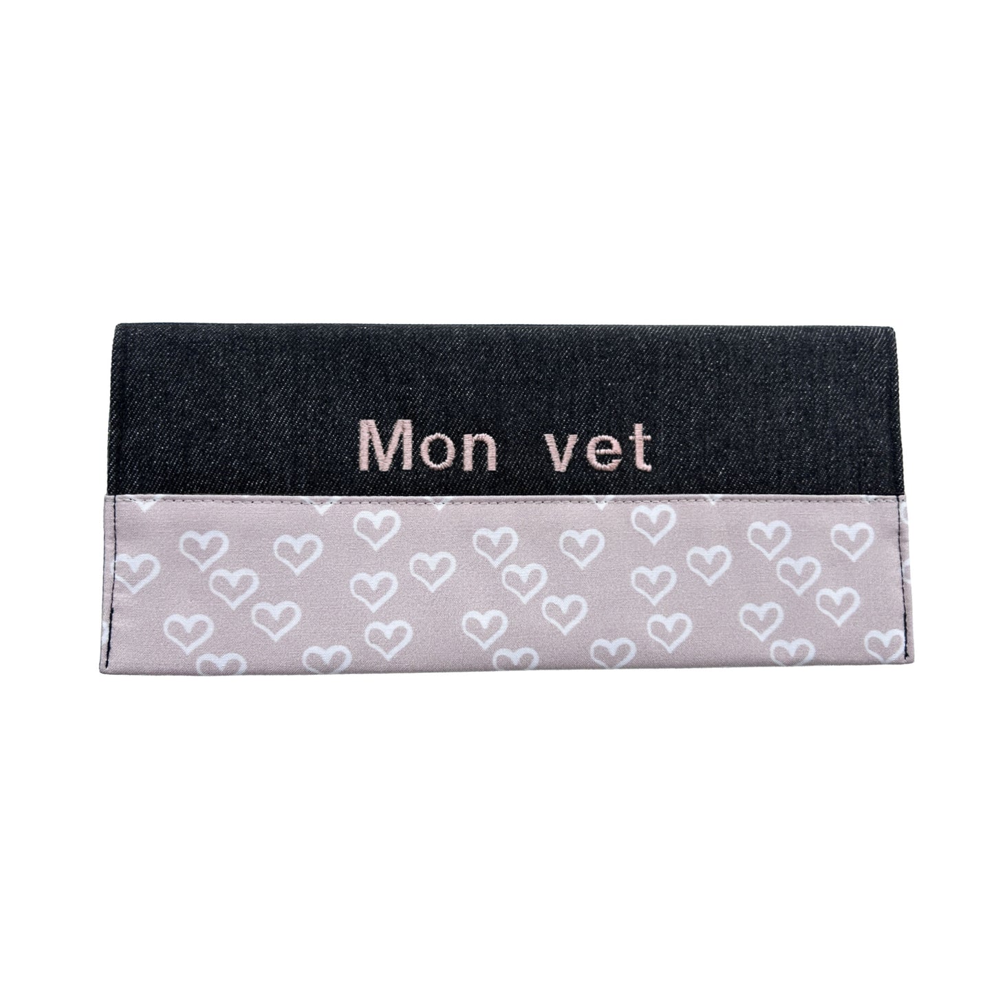 Protège carnet de vaccination Lolikö Coeur beige