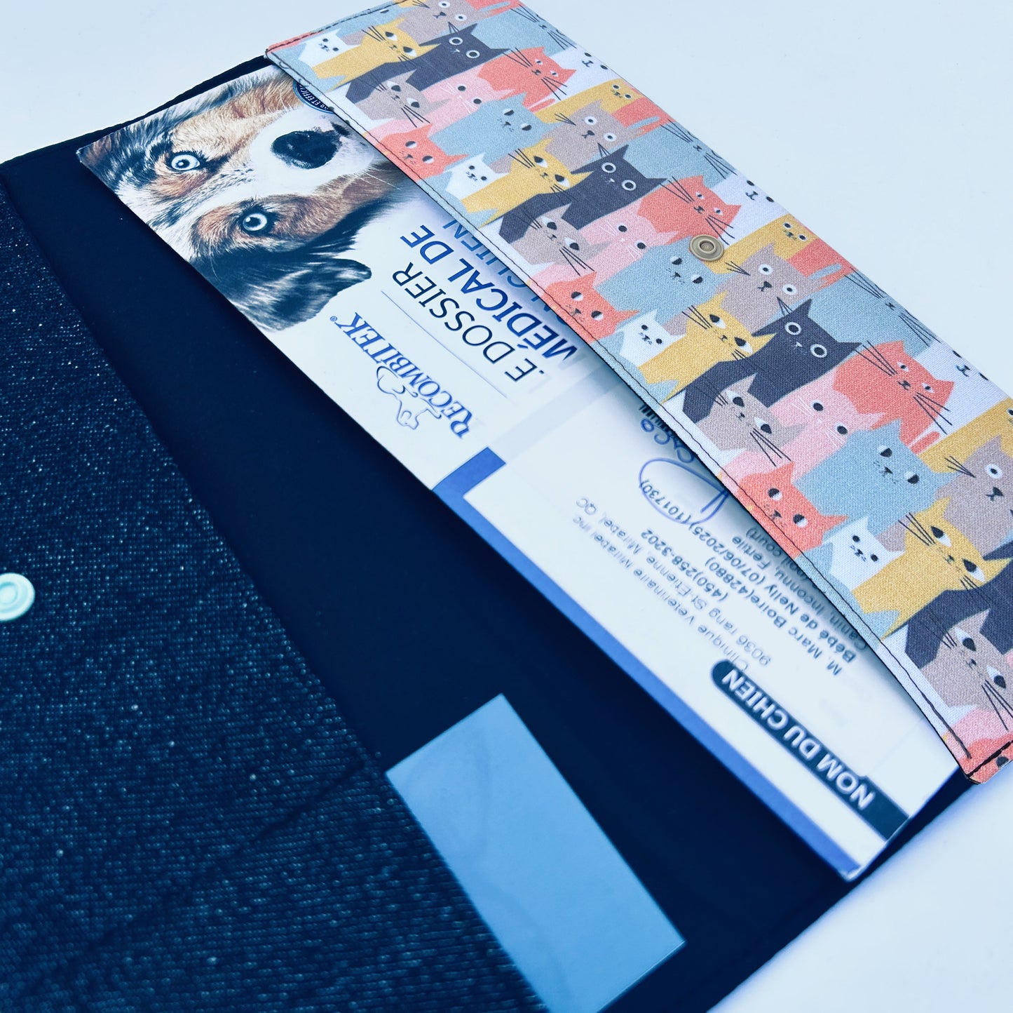 Protège carnet de vaccination Lolikö Chat multi