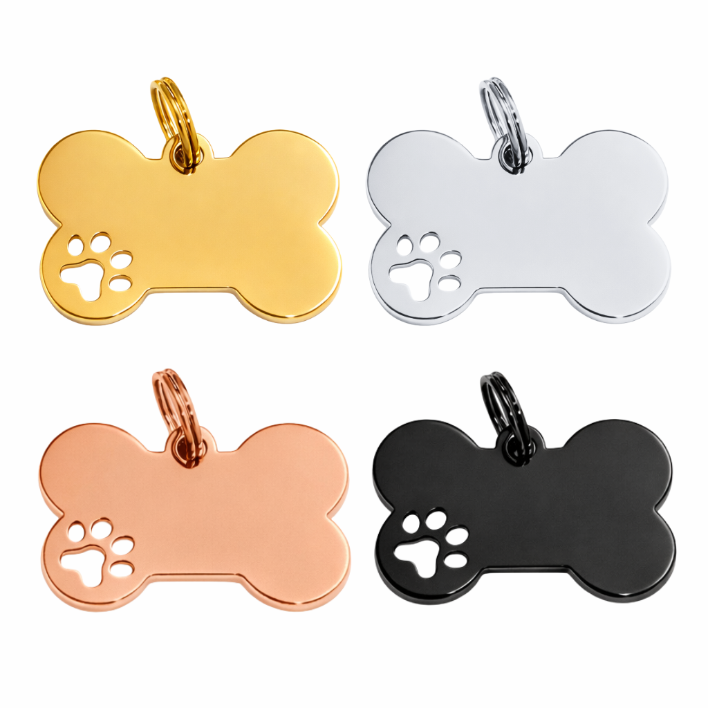 Médaille os personnalisée (2 tailles)