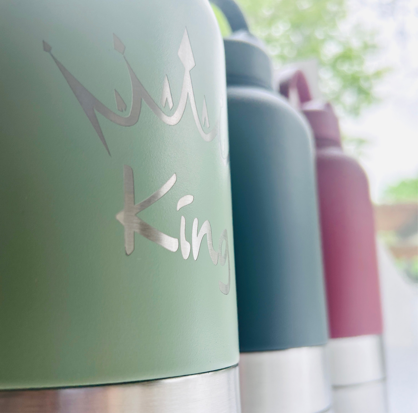 Bouteille de voyage Nelly & Cie 3-en-1 sauge