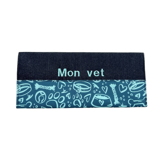 Protège carnet de vaccination Lolikö Accessoires chiens sarcelle