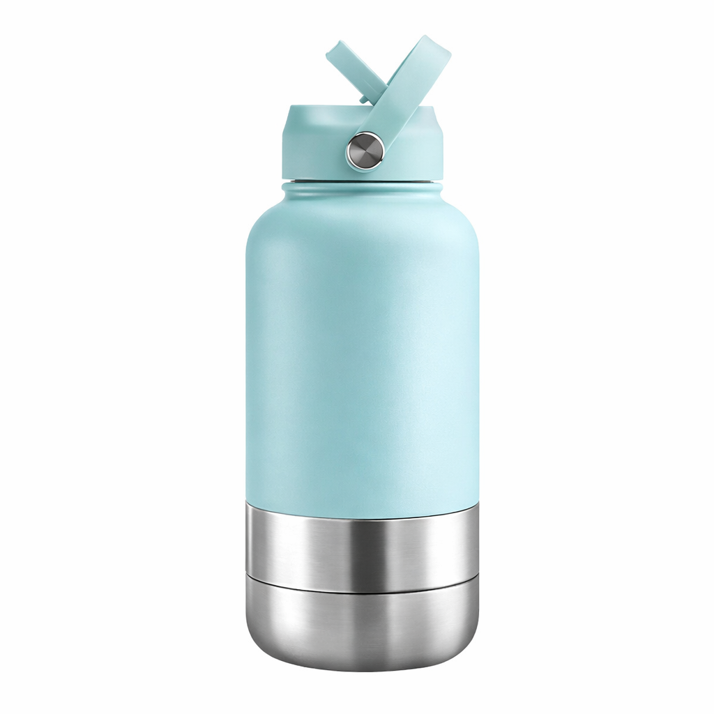Bouteille de voyage Nelly & Cie 3-en-1 Turquoise