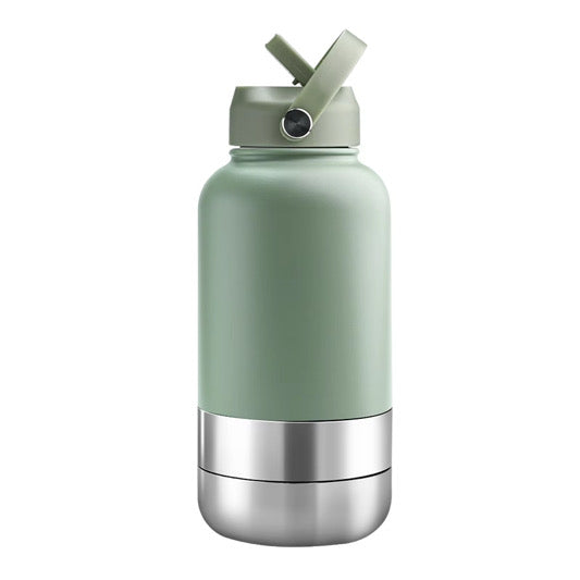 Bouteille 3-en-1 verte sauge