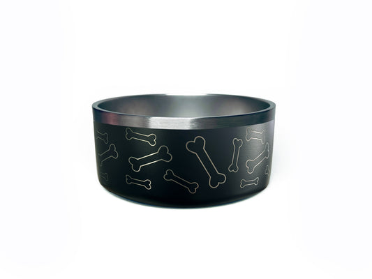 Gamelle 360° pour chien et chat noire