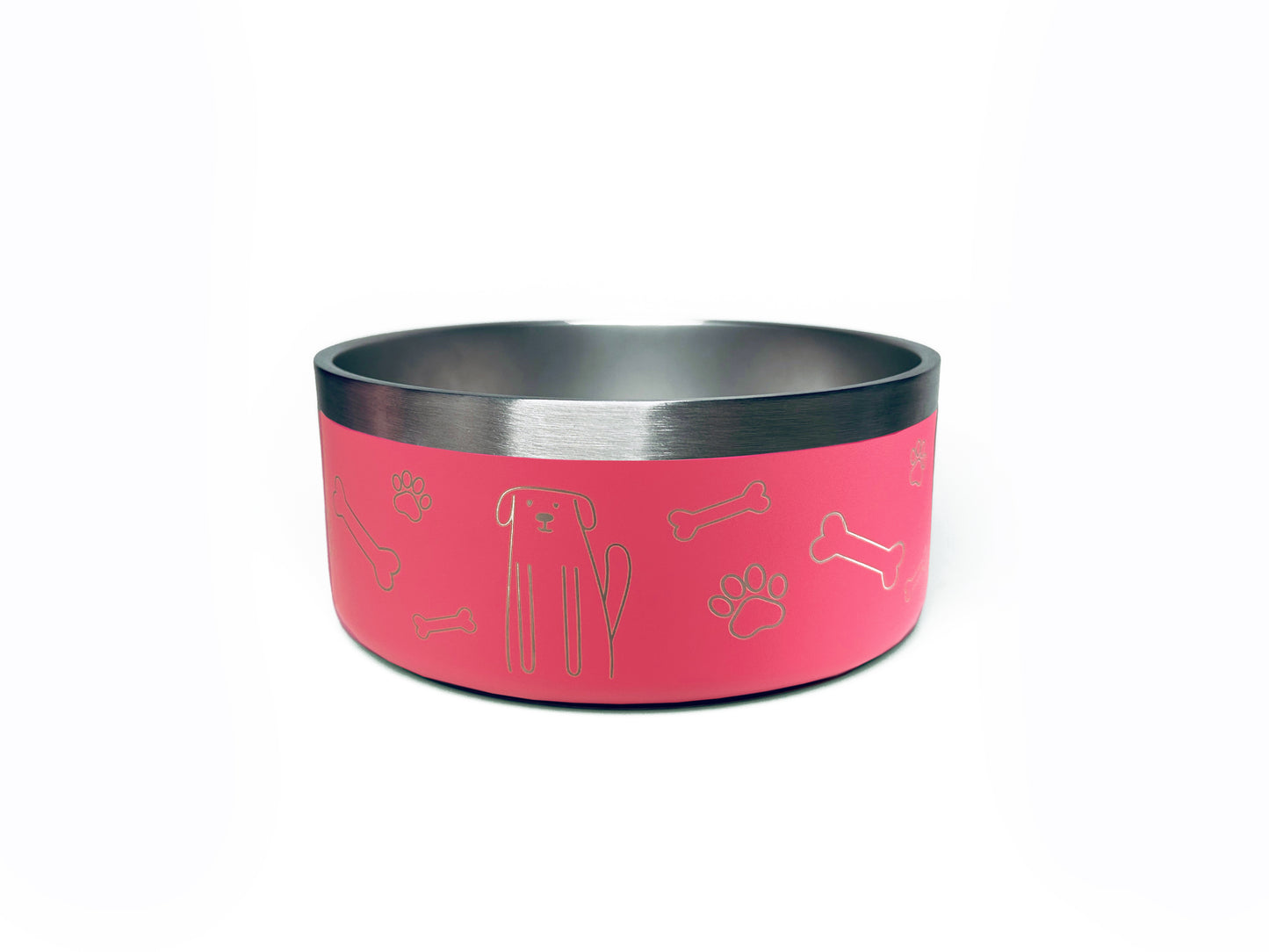 Gamelle 360° pour chien et chat rose