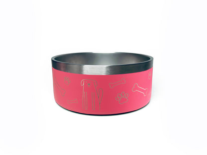 Gamelle 360° pour chien et chat rose