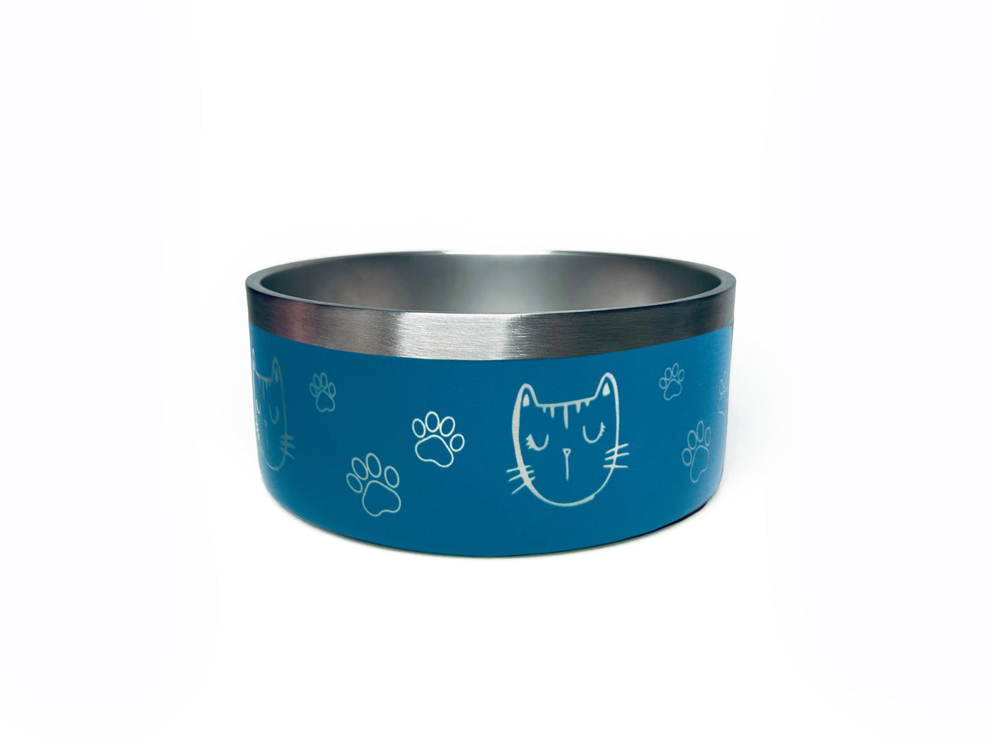 Gamelle 360° pour chien et chat sarcelle