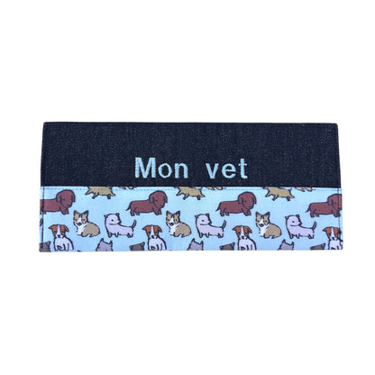 Protège carnet de vaccination Lolikö Chien bleu
