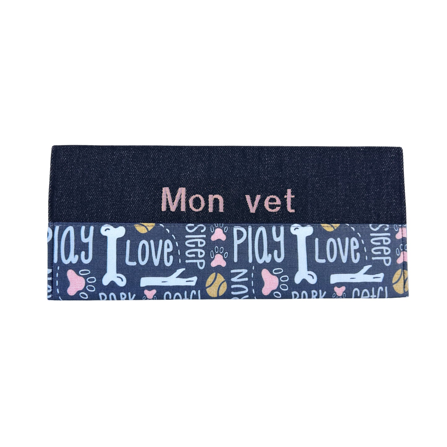 Protège carnet de vaccination Lolikö Love rose