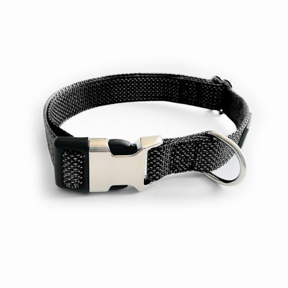 Collier chien réfléchissant noir