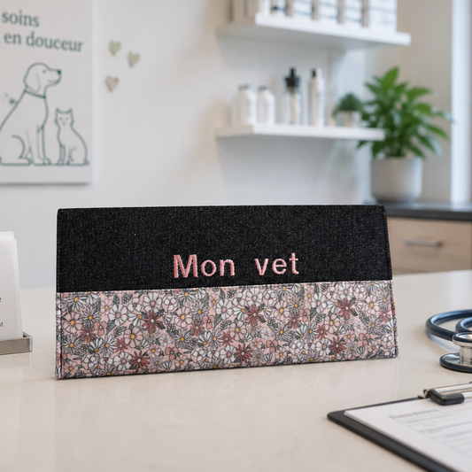 Lolikö Brown Heart Vaccination Record Book Cover