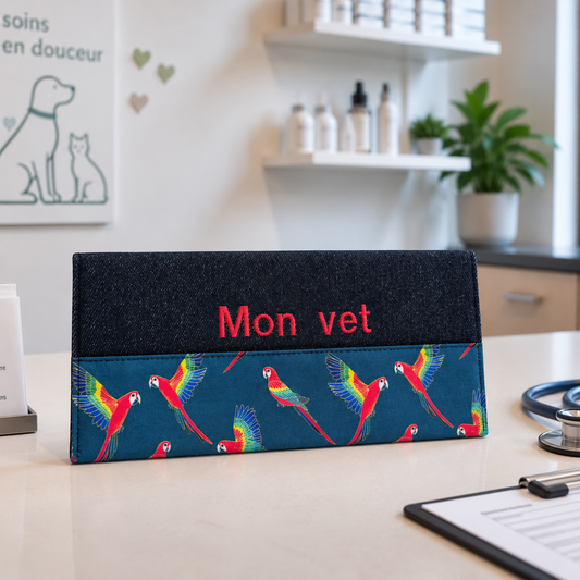 Protège carnet de vaccination Lolikö Perroquet