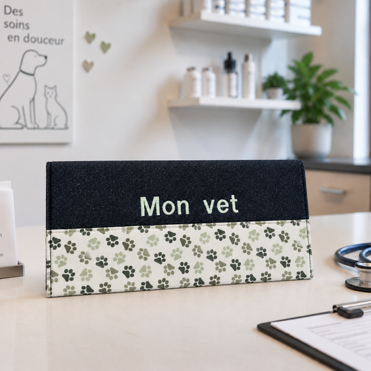 Lolikö Green Paws Vaccination Record Book Cover