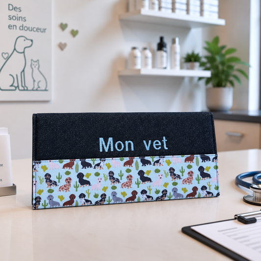 Lolikö Dachshund vaccination card protector