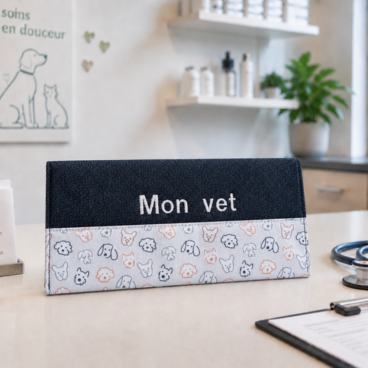 Protège carnet de vaccination Lolikö Tête de chien